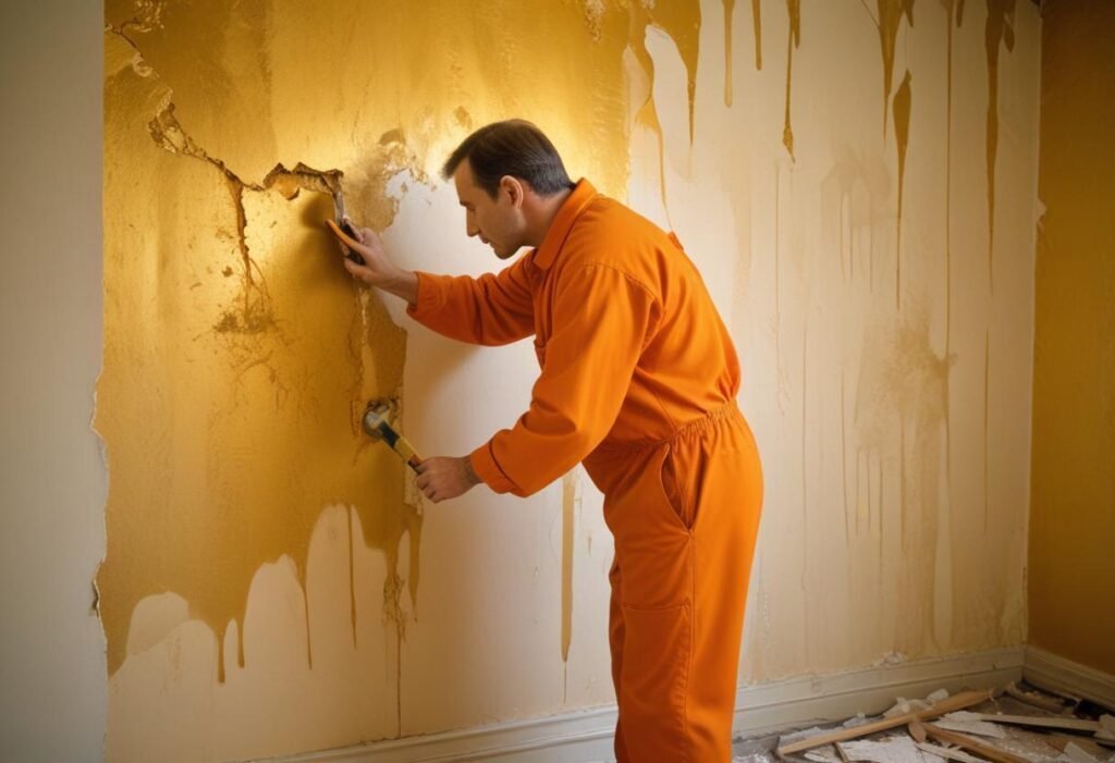 Humedad en la pared